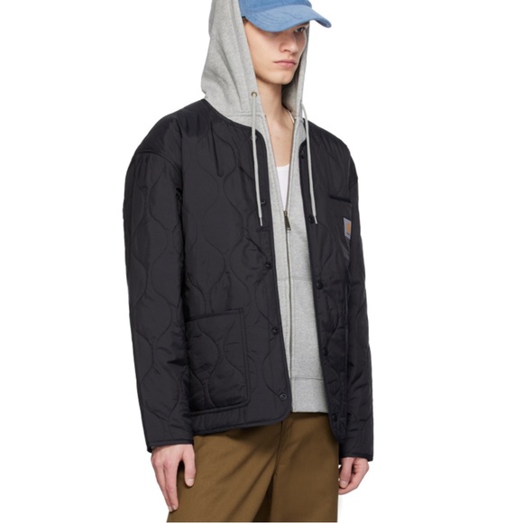 ππ€ Carhartt WIP SKYTON Quilted Liner Jacket - Black NWT Size XL π€π - Picture 4 of 14